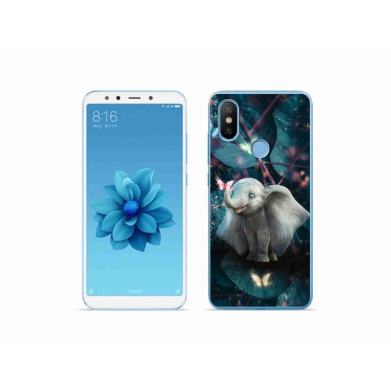 Gél borítás mmCase a Xiaomi Mi A2-hez - aranyos elefánt