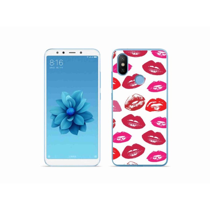 Gél borítás mmCase a Xiaomi Mi A2 készülékhez - ajkak