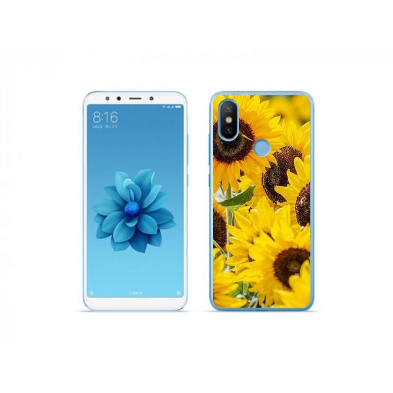 Gél borítás mmCase a Xiaomi Mi A2-hez - Napraforgó