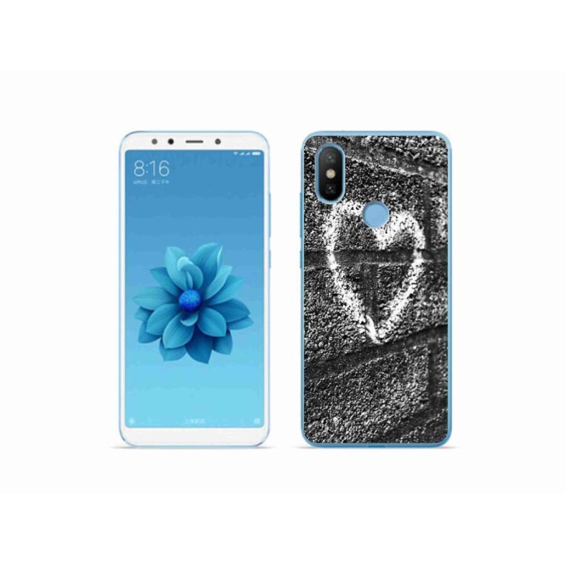 Gél borítás mmCase a Xiaomi Mi A2-hez - szív a falon
