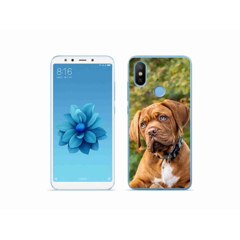 Gél borítás mmCase a Xiaomi Mi A2-hez - kölyökkutyakék