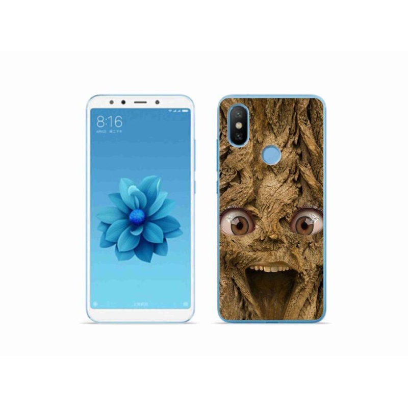 Gél borító mmCase a Xiaomi Mi A2-hez - boldog fa szemekkel