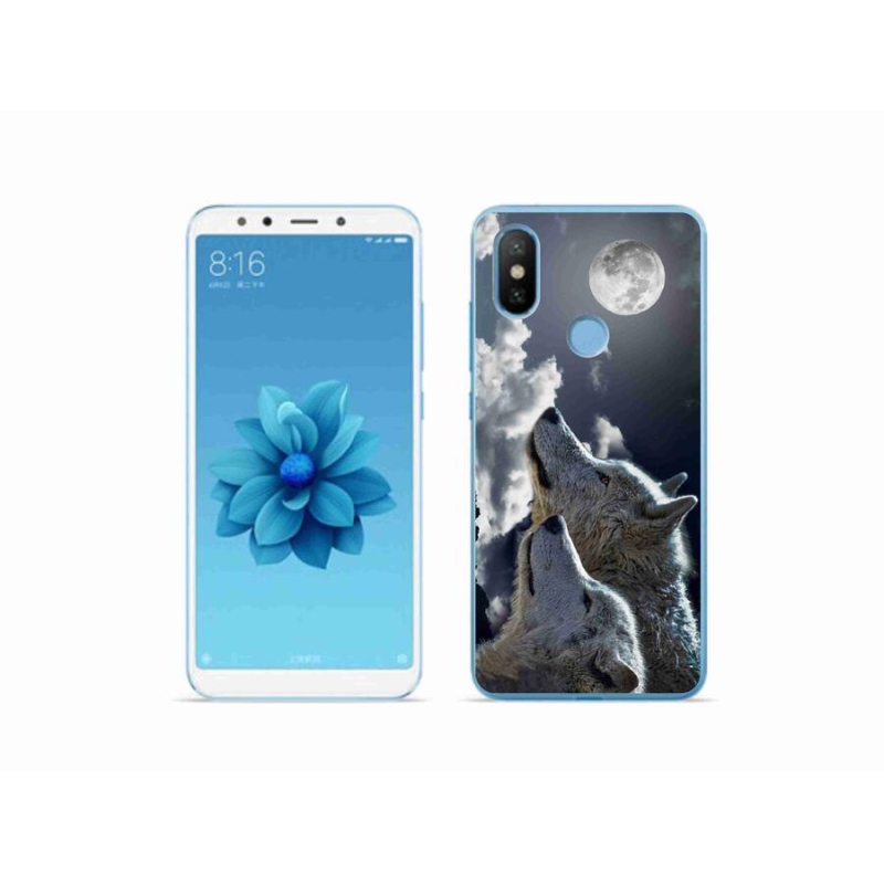 Gél borítás mmCase a Xiaomi Mi A2-hez - farkasok