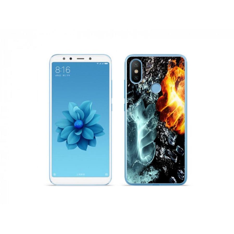 Gél borítás mmCase a Xiaomi Mi A2-hez - víz és tűz