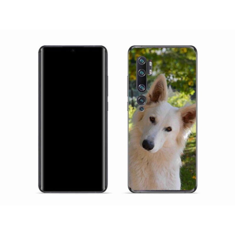 Gél borítás mmCase a Xiaomi Mi Note 10 készülékhez - fehér Svájci juhász 1