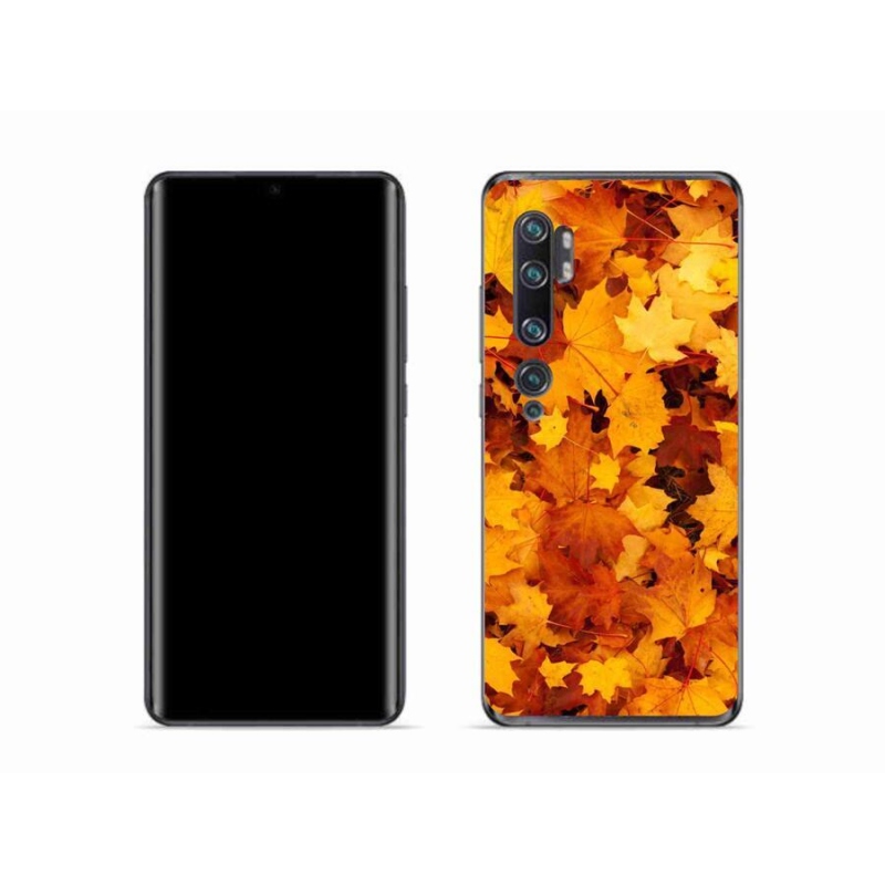 Gél borítás mmCase a Xiaomi Mi Note 10 készülékhez - juharlevelek