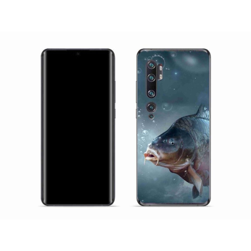 Gél borító mmCase a Xiaomi Mi Note 10 készülékhez - ponty és buborékok