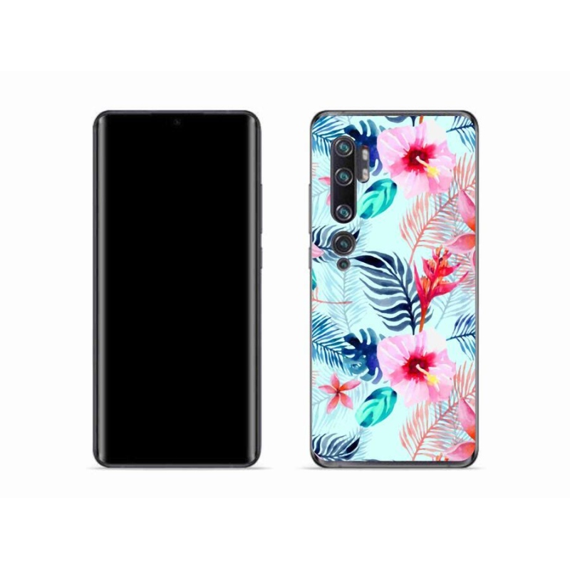 Gél borítás mmCase a Xiaomi Mi Note 10 készülékhez - virágok