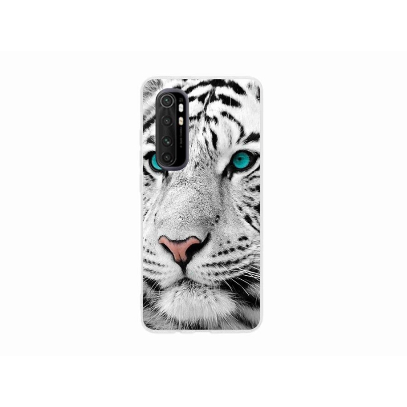 Gél borítás mmCase a Xiaomi Mi Note 10 Lite készülékhez - fehér tigris