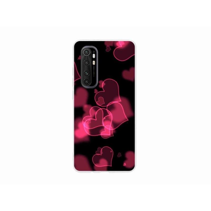 Gél borítás mmCase a Xiaomi Mi Note 10 Lite készülékhez - piros szívek