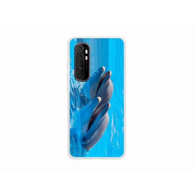 Gél borítás mmCase a Xiaomi Mi Note 10 Lite készülékhez - delfinek