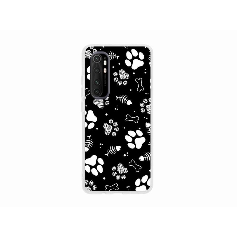 Gél borítás mmCase a Xiaomi Mi Note 10 Lite készülékhez - kutyamancsok