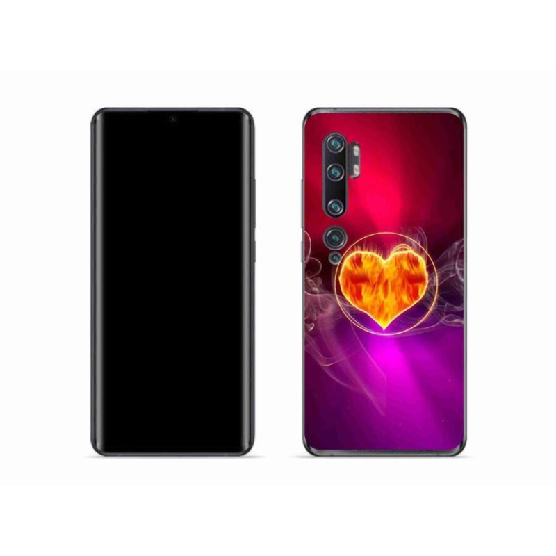 Gél borítás mmCase a Xiaomi Mi Note 10 készülékhez - tüzes szív