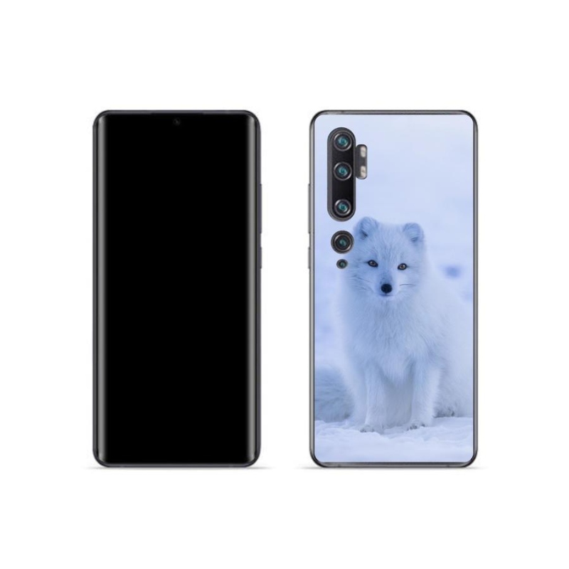 Gél borítás mmCase a Xiaomi Mi Note 10 készülékhez - polár róka