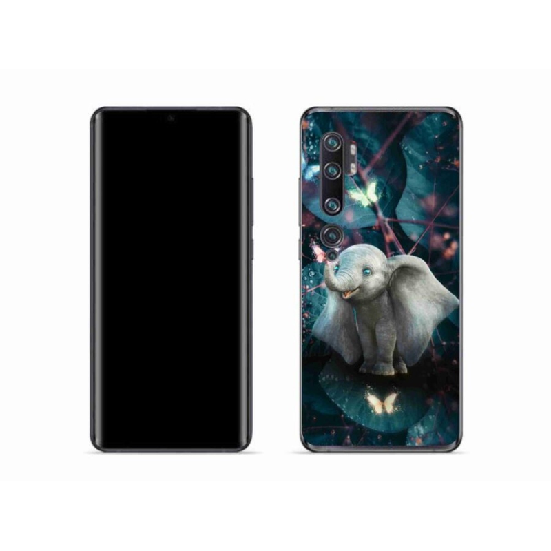 Gél borítás mmCase a Xiaomi Mi Note 10 készülékhez - aranyos elefánt