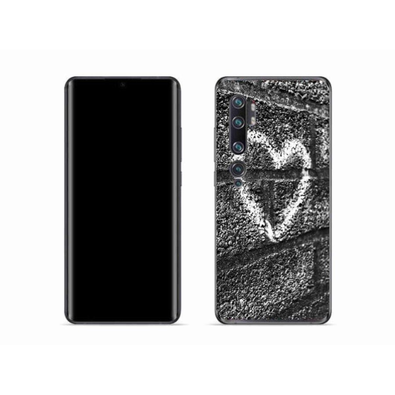 Gél borító mmCase a Xiaomi Mi Note 10 készülékhez - szív a falon