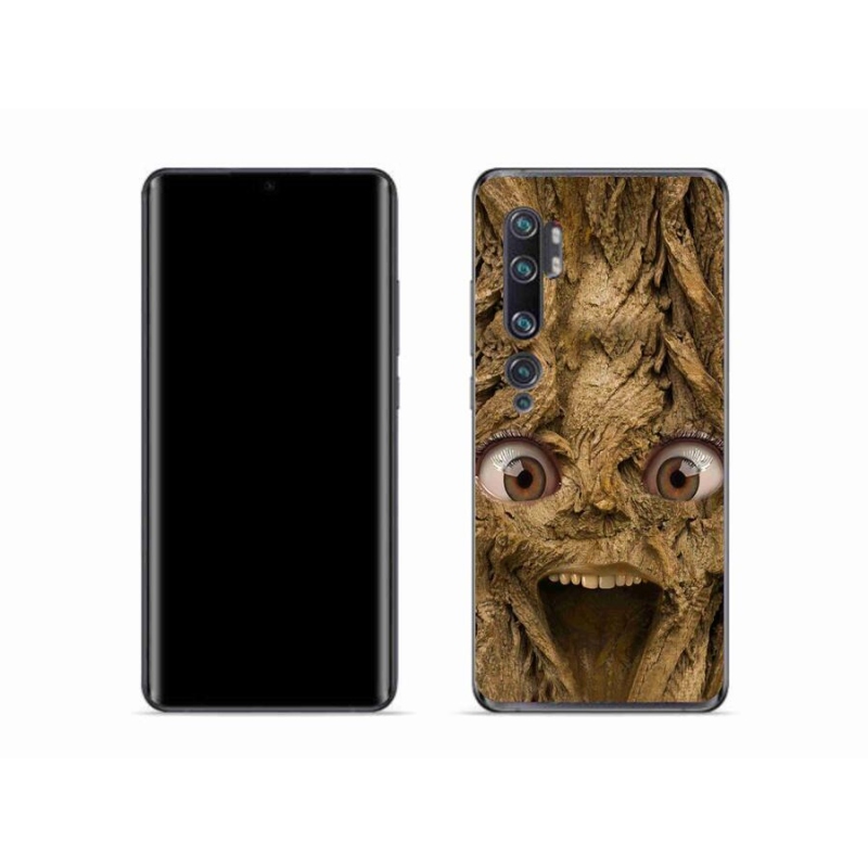 Gél borítás mmCase a Xiaomi Mi Note 10 készülékhez - vidám fa szemekkel