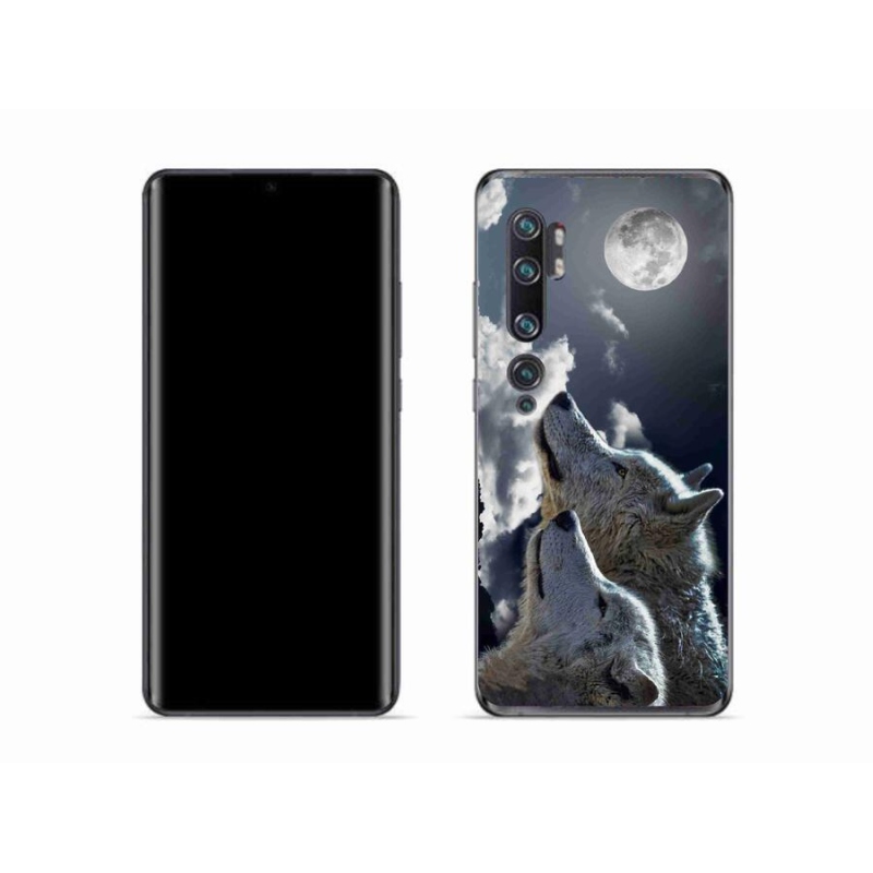 Gél borítás mmCase a Xiaomi Mi Note 10 - farkasok számára