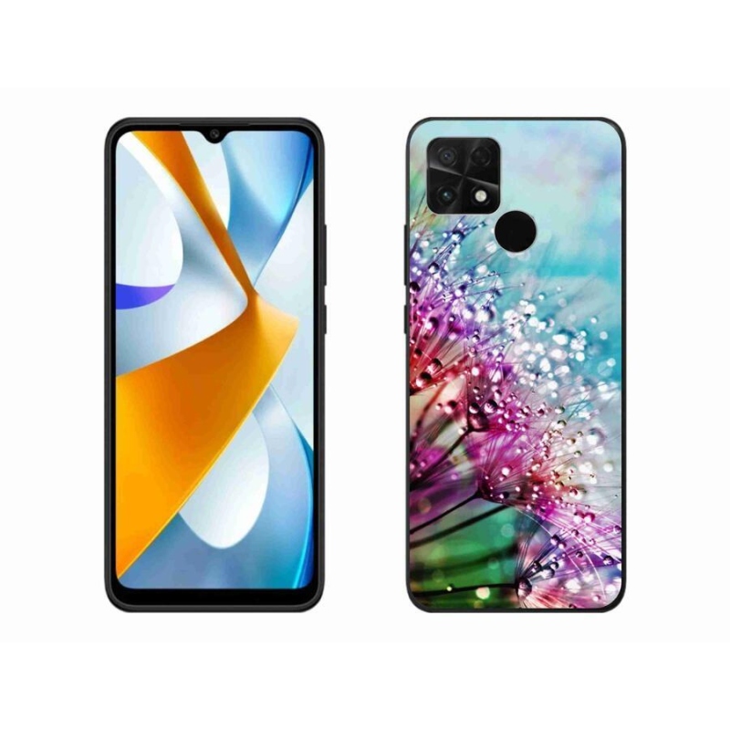 Gél borító mmCase a Xiaomi Poco C40 készülékhez - színes virágok