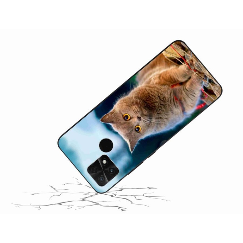 Gél borítás mmCase a Xiaomi Poco C40 készülékhez - brit kék 2