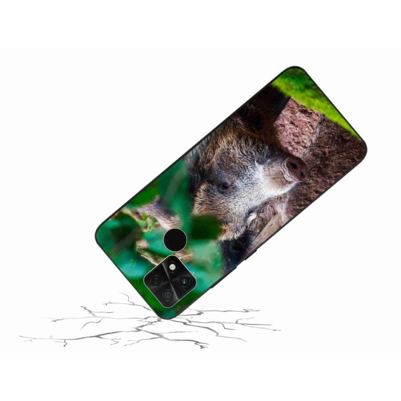 Gél borítás mmCase a Xiaomi Poco C40 készülékhez - vaddisznó