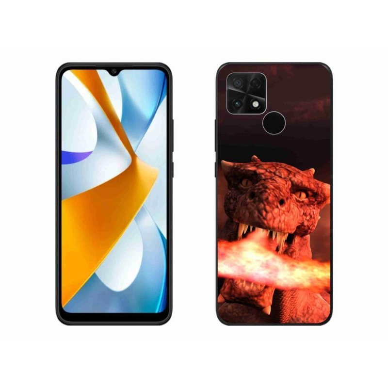 Gél borítás mmCase a Xiaomi Poco C40 készülékhez - sárkány