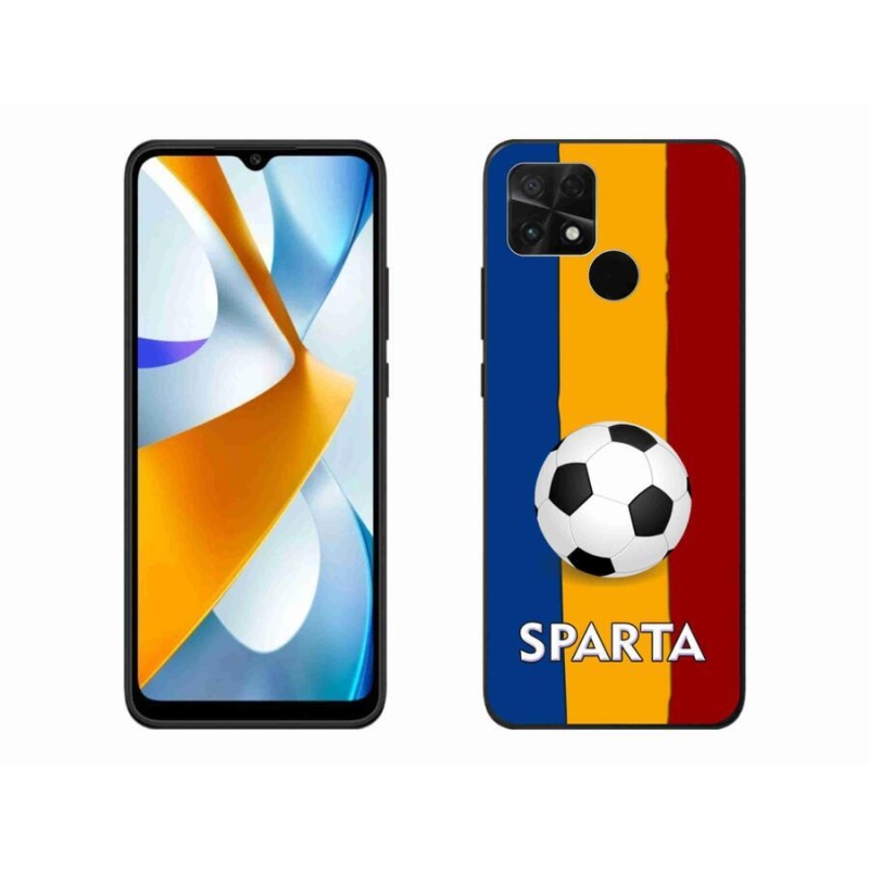 Gél borítás mmCase a Xiaomi Poco C40 készülékhez - futball 1