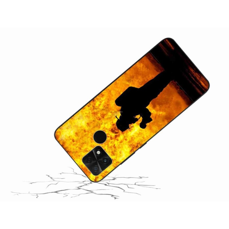 Gél borítás mmCase a Xiaomi Poco C40 készülékhez - tűzoltó