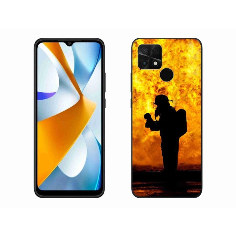 Gél borítás mmCase a Xiaomi Poco C40 készülékhez - tűzoltó