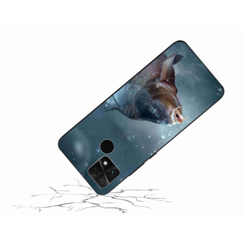 Gél borítás mmCase a Xiaomi Poco C40-hez - ponty és buborékok