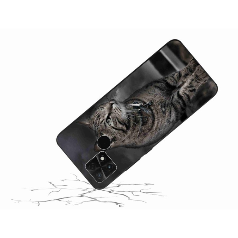 Gél borítás mmCase a Xiaomi Poco C40 készülékhez - macska