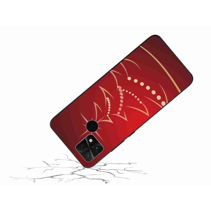 Gél borító mmCase a Xiaomi Poco C40-hez - karácsonyfa karikatúra