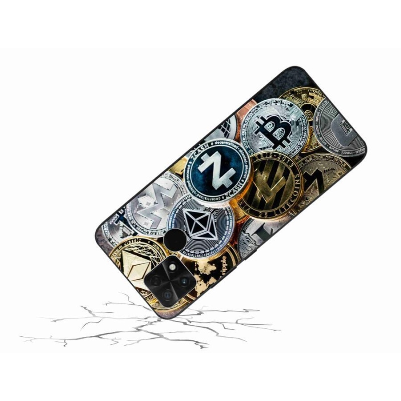 Gél borítás mmCase a Xiaomi Poco C40 számára - kriptovaluták