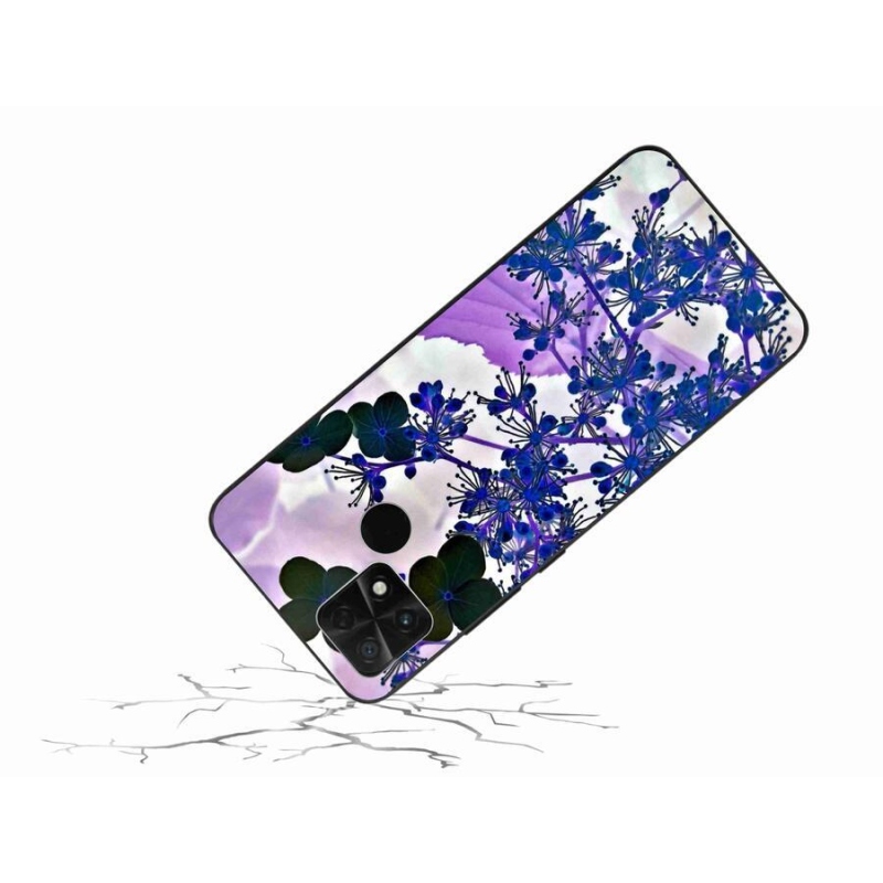 Gél borító mmCase a Xiaomi Poco C40 készülékhez - hortenzia virág