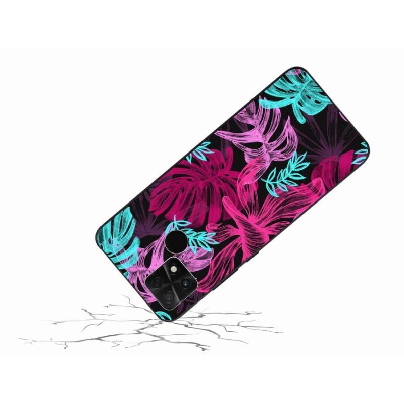 Gél borító mmCase a Xiaomi Poco C40 készülékhez - virágok 1