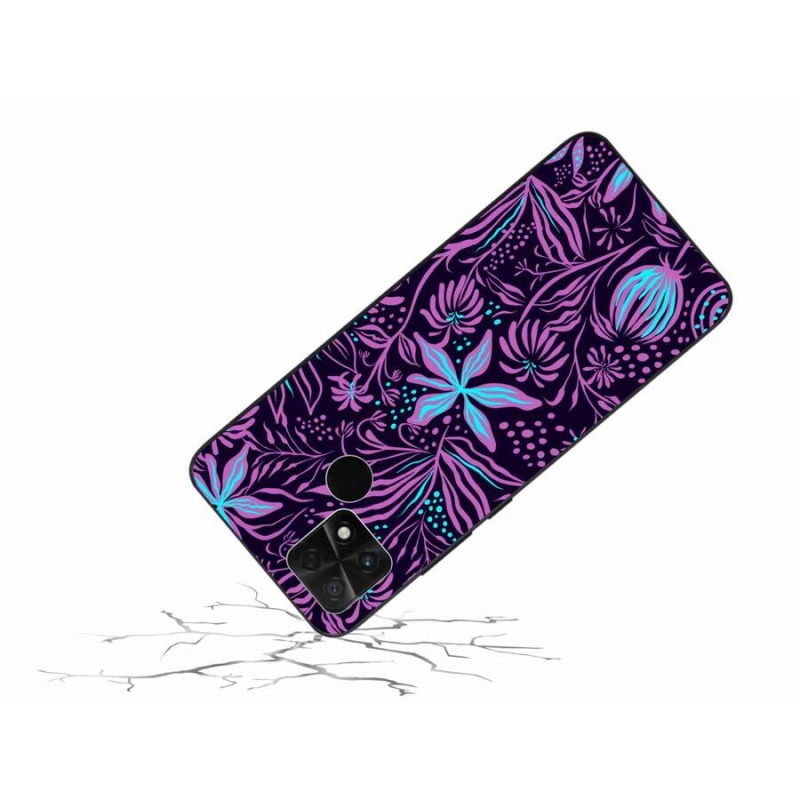 Gél borító mmCase a Xiaomi Poco C40 készülékhez - virágok 2