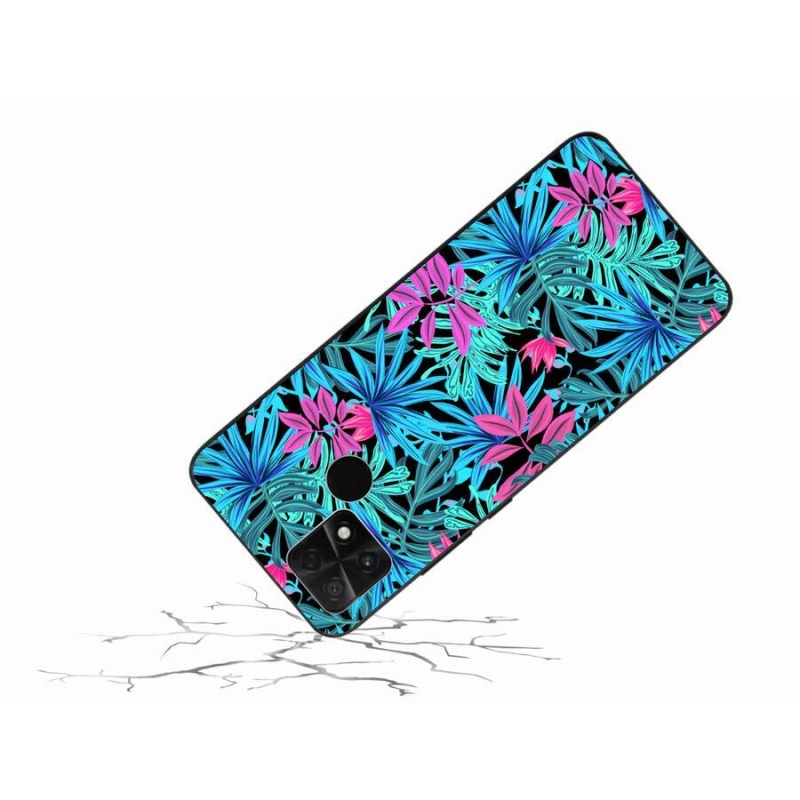 Gél borító mmCase a Xiaomi Poco C40 készülékhez - virágok 3