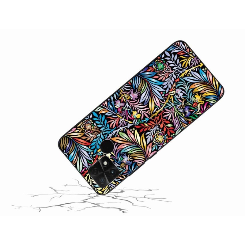 Gél borító mmCase a Xiaomi Poco C40 - virágok 5