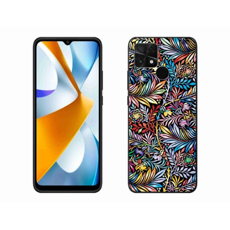 Gél borító mmCase a Xiaomi Poco C40 - virágok 5