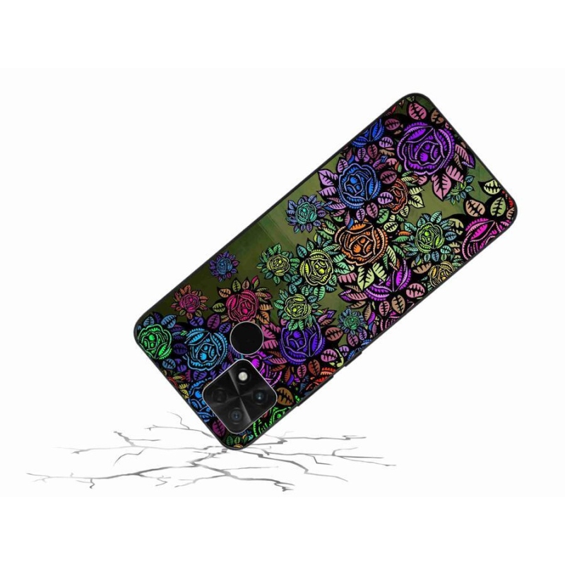 Gél borító mmCase a Xiaomi Poco C40 - virágok 6