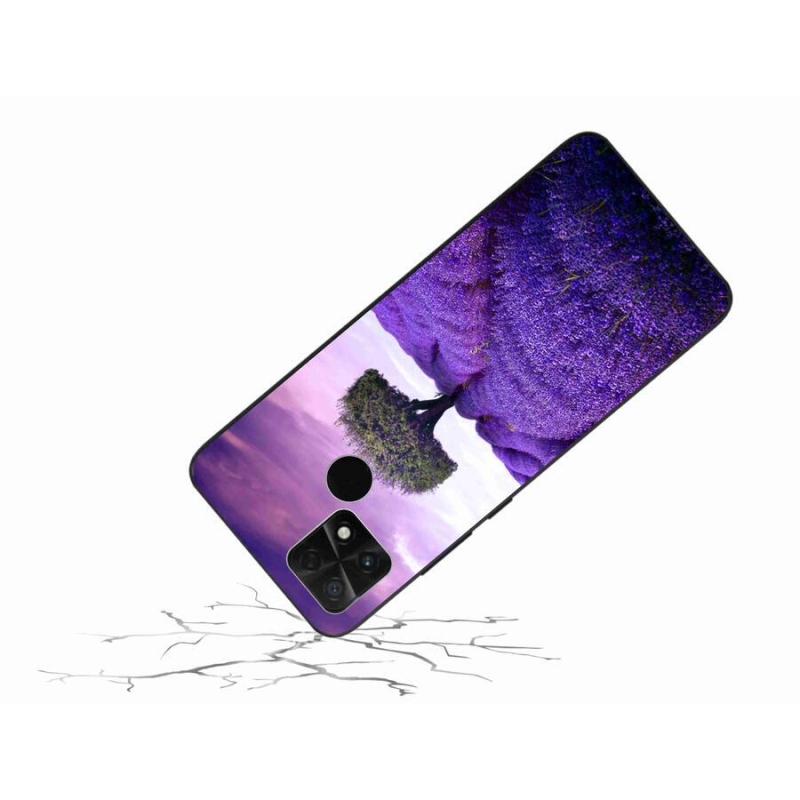 Gél borítás mmCase a Xiaomi Poco C40 készülékhez - levendula rét