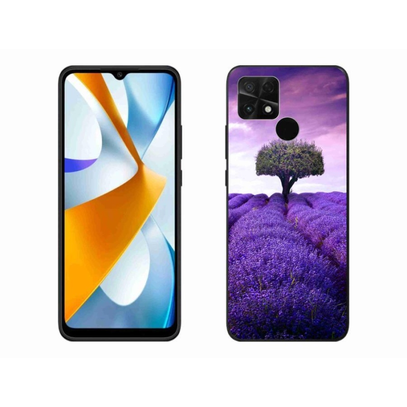 Gél borítás mmCase a Xiaomi Poco C40 készülékhez - levendula rét