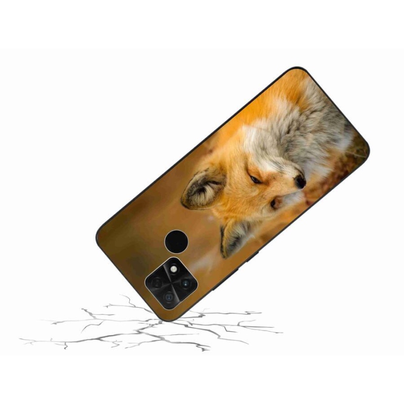 Gél borítás mmCase a Xiaomi Poco C40 készülékhez - róka