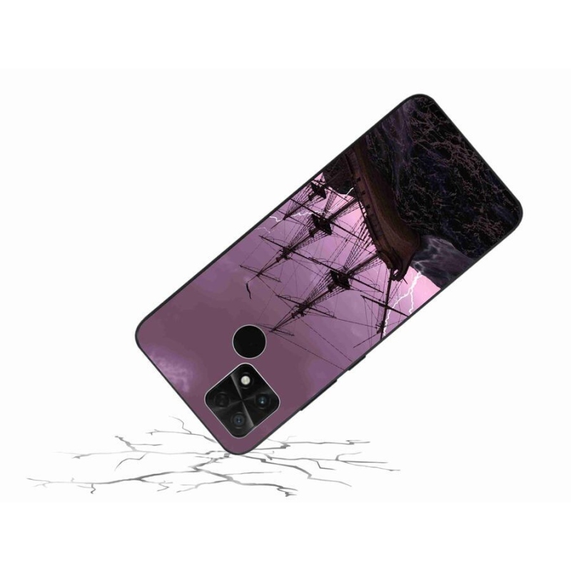 Gél borítás mmCase a Xiaomi Poco C40-hez - hajó a viharban