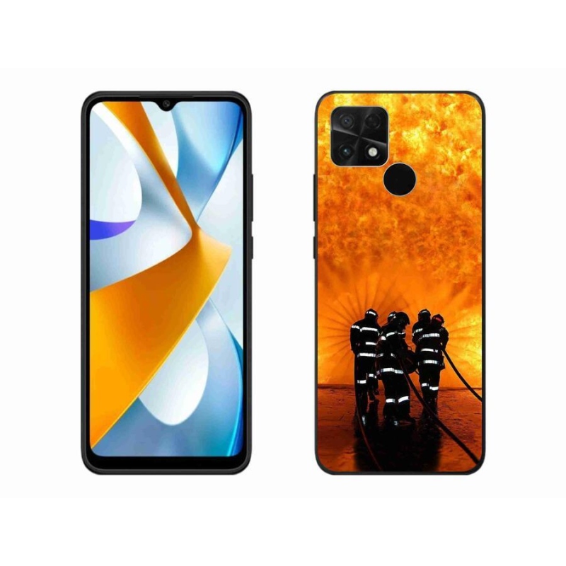 Gél borítás mmCase a Xiaomi Poco C40 készülékhez - tűz