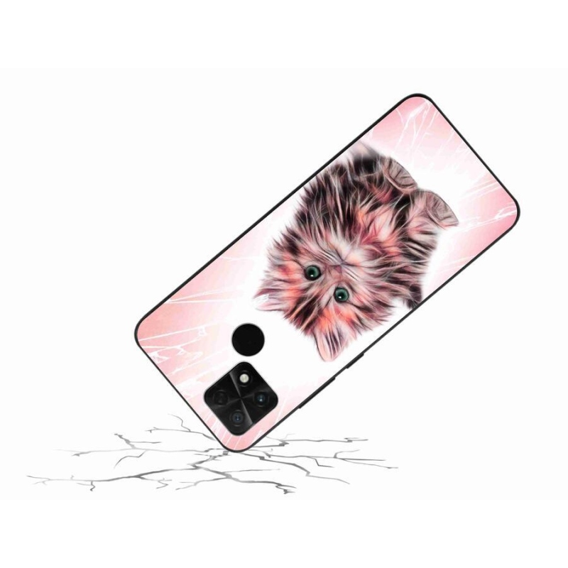 Gél borítás mmCase a Xiaomi Poco C40-hez - aranyos cica