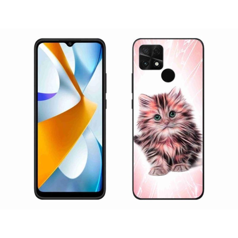 Gél borítás mmCase a Xiaomi Poco C40-hez - aranyos cica