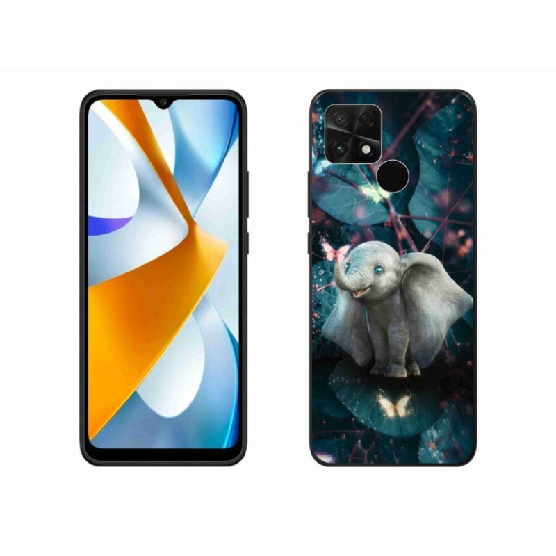 Gél borítás mmCase a Xiaomi Poco C40 készülékhez - aranyos elefánt