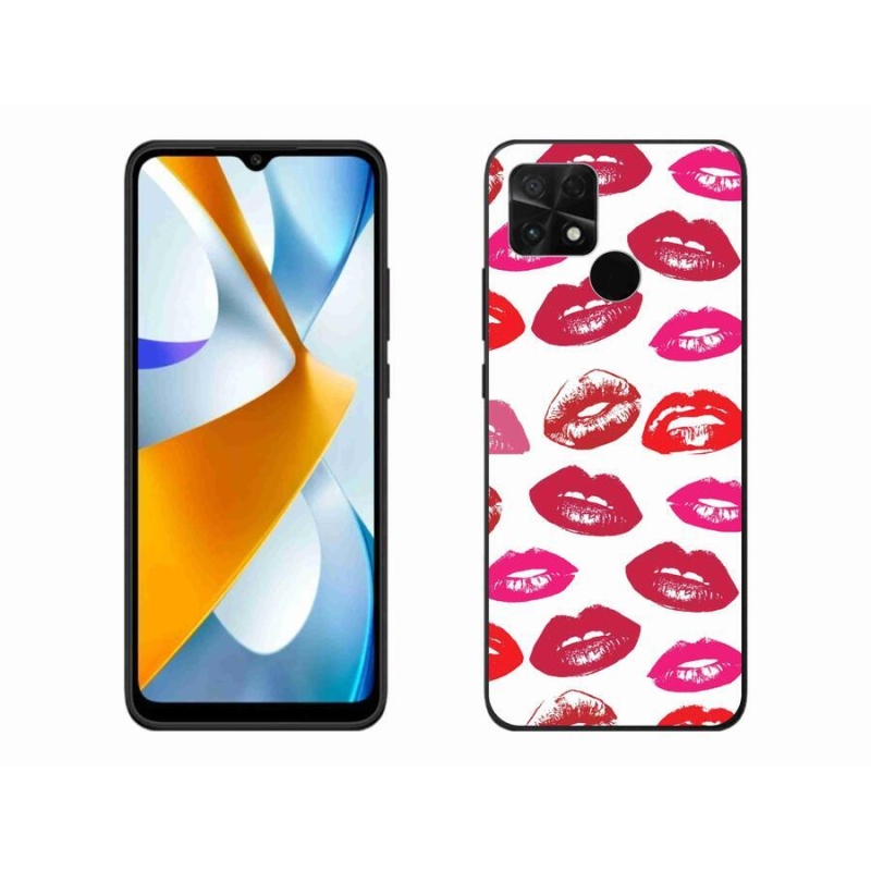 Gél borítás mmCase a Xiaomi Poco C40 készülékhez - ajkak