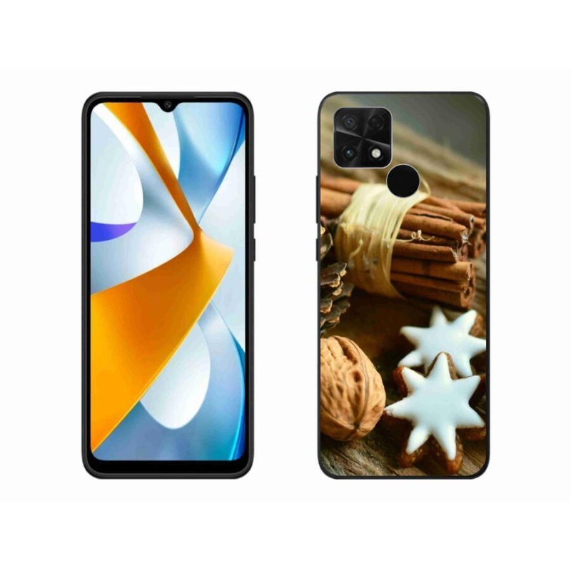 Gél borítás mmCase a Xiaomi Poco C40 készülékhez - fahéj és mézeskalács